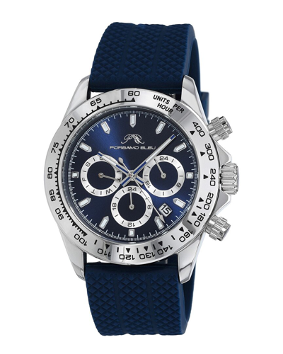 Porsamo Bleu Preston Sport Quartz Blue Dial Mens Watch 1034aprr