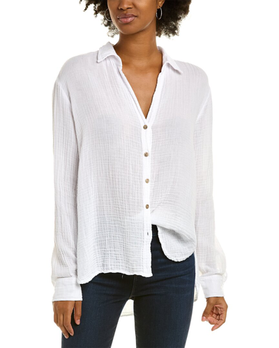 Michael Stars Leo Shirt In White