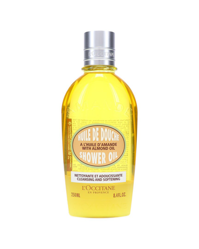 L'occitane 8.4oz Almond Shower Oil In White