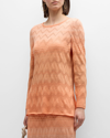 MISOOK POINTELLE-KNIT OMBRE TUNIC