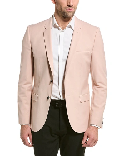 Hugo Boss Hugo  Wool-blend Jacket In Pink