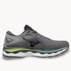 MIZUNO MEN'S WAVE SKY 6 RUNNING SHOES - 2E/WIDE WIDTH IN QUIET SHADE/SILVER