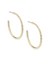 Kendra Scott Veronica 14ct Gold-plated Hoop Earrings In Multi