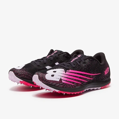 New Balance Women's Xc Seven V3 Spike Shoes In Black/pink In Multi