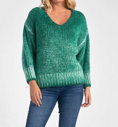 Elan Sylvie Sweater In Green