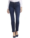 Nydj Relaxed Piper High Rise Crop Straight Jeans In Genesis In Blue
