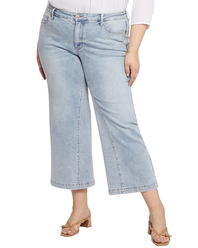 Nydj Plus Teresa Skylar Wide Leg Jean In Crystalline