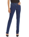 Nydj Petite Sheri Slim Pull On Jeans In Blue