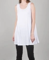 CHALET ET CECI SMOOTH JERSEY LONG FULL TANK IN WHITE