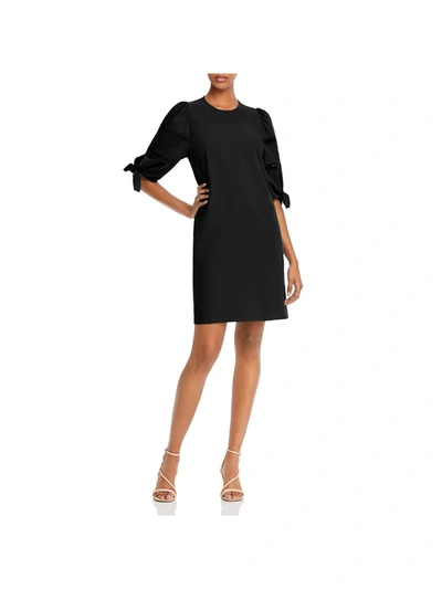 See By Chloé Womens Puff Sleeve Cut-out Shift Dress In Black