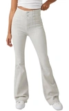 Free People Jayde Flare In Grey In White