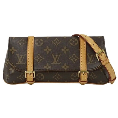Pre-owned Louis Vuitton Marelle Canvas Shoulder Bag () In Brown