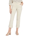 NYDJ PETITES RELAXED UTILITY FEATHER STRAIGHT LEG JEAN