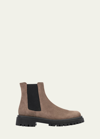 Aquatalia Olessa Weatherproof Suede Boot In Elkblack