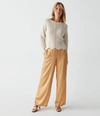 Michael Stars Cyrus Satin Pant In Olive