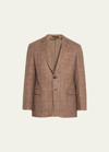 Giorgio Armani Men's Plaid Sport Coat In Multi