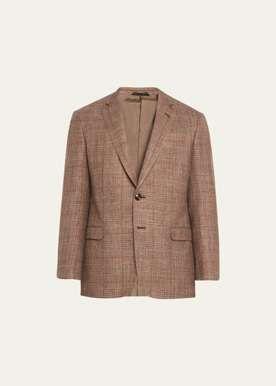 Giorgio Armani Men's Plaid Sport Coat In Multi