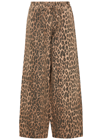 Damson Madder Rafe Leopard-print Wide-leg Jeans In Leopard