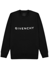 Givenchy Cotton Sweatshirt With Print In Black