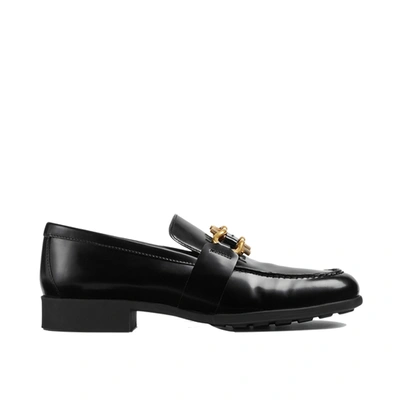 Bottega Veneta Leather Loafers In Black