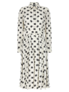 Dolce & Gabbana Dg Dress In White/black