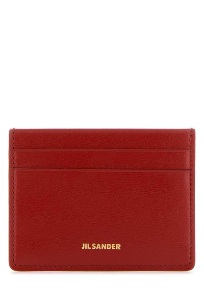 Jil Sander Wallets In Red