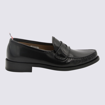 Thom Browne Black Leather Loafers