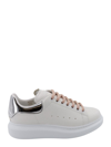 Alexander Mcqueen Logo-print Leather Sneakers In White
