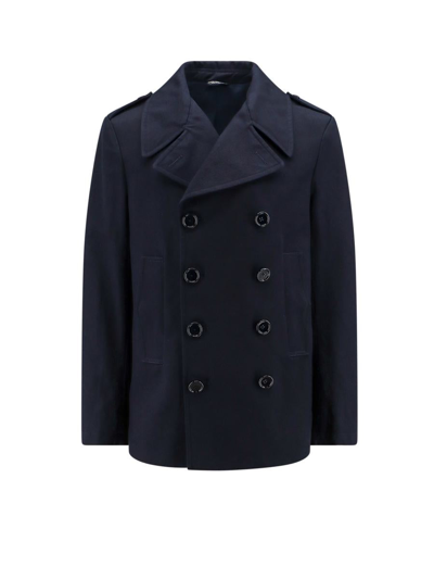 Dolce & Gabbana Coat In Blue