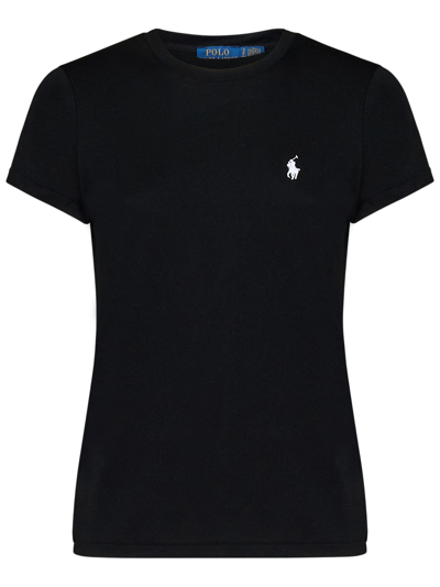 Polo Ralph Lauren Cotton T-shirt In Nero