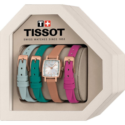 Pre-owned Tissot T0581093603101 Women's Watch Quartz Movement Analog Display Stick Index