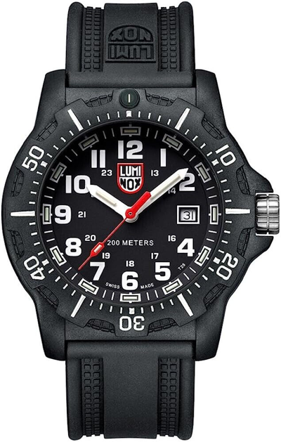 Pre-owned Luminox Black Ops Swiss Quartz Sapphire Crystal Rubber Strap Watch Xl.8881.f