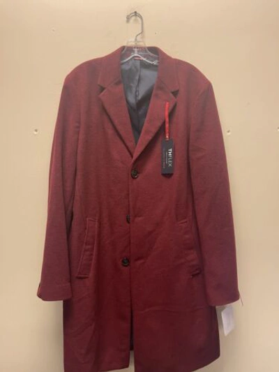 Pre-owned Tommy Hilfiger Red Professional Coat Men's Size 40 Regular