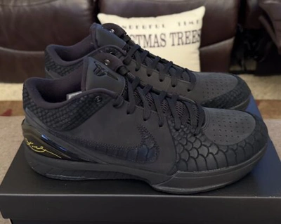 Pre-owned Nike Deadstock  Kobe 4 Protro Gift Of Mamba Size 10 Ds Fq3544-001 In Gift Of Mamba - Black