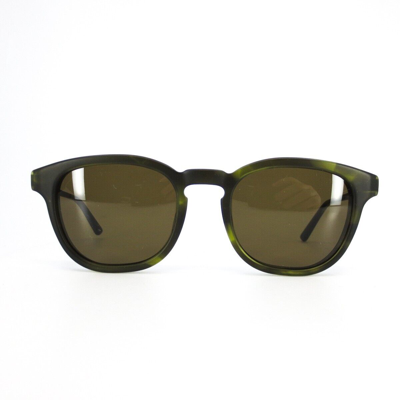 Pre-owned Robert Marc Sunglasses 916 306m Gray Green Tortoise Frames With Brown Lenses