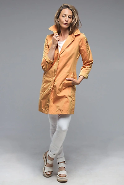 Pre-owned Gimos Gimo's Virginia Lightweight Jacket In Tangerine