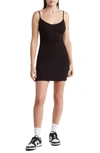 N BY NAKED WARDROBE N BY NAKED WARDROBE RIBBED SCOOP NECK BODY-CON DRESS