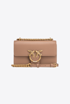 Pinko Mini Love Bag One Simply In Biscotto Zenzero-antique Gold