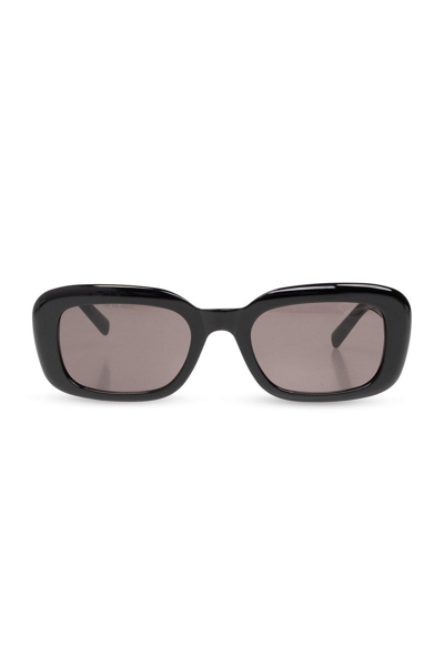 Saint Laurent Eyewear Sl M130 Rectangle Frame Sunglasses In Black