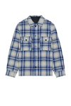 Isabel Marant Karierte Jacke Aus Wolle In Blue