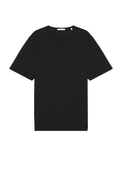 Our Legacy New Box Cotton Crew-neck T-shirt In Black