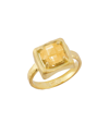 I. REISS I. REISS 14K 1.75 CT. TW. DIAMOND & CITRINE COCKTAIL RING