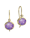 I. REISS I. REISS 14K 5.45 CT. TW. DIAMOND & AMETHYST EARRINGS