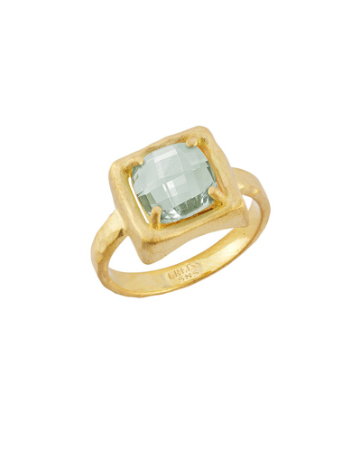 I. Reiss 14k 1.75 Ct. Tw. Diamond & Green Amethyst Cocktail Ring In Gold