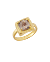 I. REISS I. REISS 14K 1.75 CT. TW. DIAMOND & SMOKEY TOPAZ COCKTAIL RING