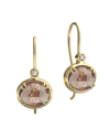 I. REISS I. REISS 14K 4.95 CT. TW. DIAMOND & SMOKEY TOPAZ EARRINGS