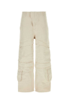Entire Studios Mens Off-white Exclusive Freight Cotton Cargo Trousers