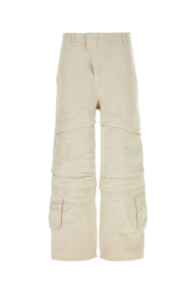 Entire Studios Mens Off-white Exclusive Freight Cotton Cargo Trousers In Beige O Tan