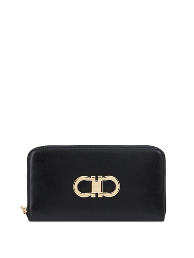 Ferragamo Wallet In Black