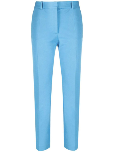 Joseph Coleman Trouser In Gabardine Clothing In Blue
